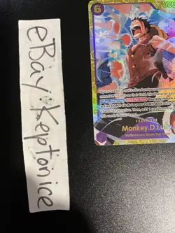 One Piece TCG Monkey D Luffy REPRINT The Best Vol. 2 EB02-061 PRB02 SEC Rare Art - Image 3