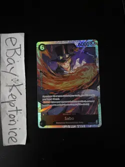 One Piece TCG Sabo The Best Vol. 2 Premium Booster PRB02-014 SR Super Rare - Image 1