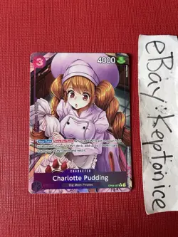 One Piece TCG Charlotte Pudding OP08-067 Rare Parallel ALT ART Two Legends R - Image 1