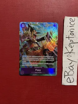 One Piece TCG Foxy EB04-036 Alternate ALT ART The Azure Sea’s Seven OP14 Rare - Image 1
