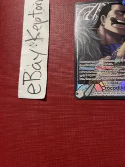 One Piece TCG Leader Crocodile OP14-079 Alternate ALT ART The Azure Sea’s Seven - Image 5