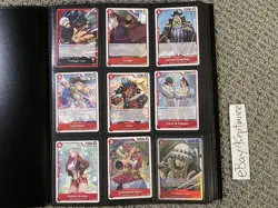 One Piece TCG OP14 & EB04 Near Complete Base MASTER SET The Azure Sea’s Seven - Image 1