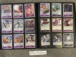 One Piece TCG OP14 & EB04 Near Complete Base MASTER SET The Azure Sea’s Seven - Image 5