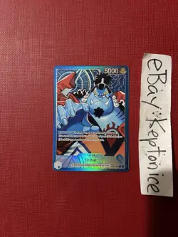 One Piece TCG Leader Jinbe OP14-040 L Alternate ALT ART The Azure Sea’s Seven - Image 1