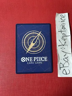 One Piece TCG Dracule Mihawk OP14-119 Gold Foil The Azure Sea’s Seven SEC Rare - Image 2