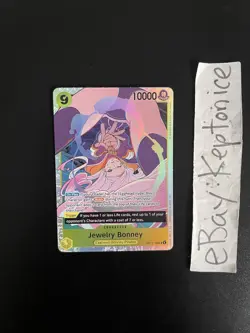 One Piece TCG ENGLISH Jewelry Bonney OP13-108 SR Foil Holo Carrying On His Will - Image 1