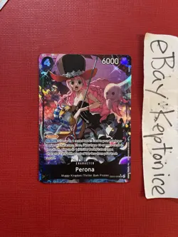 One Piece TCG ENGLISH Perona EB03-045 Alternate ALT ART Heroine’s Edition SR - Image 1