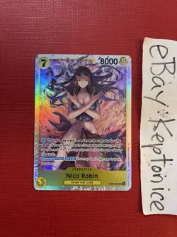 One Piece TCG ENGLISH Nico Robin EB03-055 SR Super Rare Heroine’s Extra Booster - Image 1