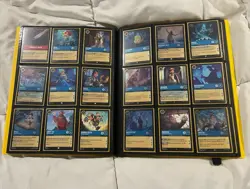 Lorcana 1-8 completed chapters lot with foils personal collection binders - Image 2