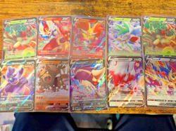 Pokemon card lot, assorted V cards ( 10 card lot) - Image 1