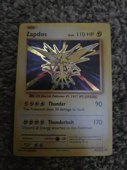 Pokemon Zapdos Holo Evolutions 42/108 Basic 110 HP Thunder Thunderbolt Card - Image 1