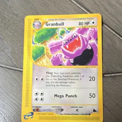 Pokemon Granbull Skyridge 61/144 Common 80HP Stage 1 Regular Card English - Image 1