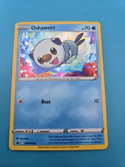 Oshawott (Holo) GERMAN SWSH222 Promo Sword & Shield Cards Pokemon LP - Image 1