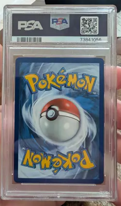 Pokemon TCG Aegislash VMAX Rainbow Secret Rare Card 190/185 Vivid Voltage PSA 9 - Image 2