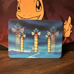Pokemon Gyarados Lenticular 3D Promo Card PIKA-0027D Pioneer Viz Video - Image 2