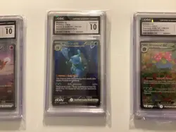Pokemon TCG Blastoise EX Scarlet & Violet 151 Card 200/165 SIR CGC 10 - Image 1