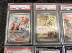 8 CARD Graded Pokemon Lot - Mela Misty's Horsea 1st Edition SIR FULL ART + More! - Image 2