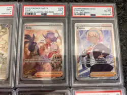 8 CARD Graded Pokemon Lot - Mela Misty's Horsea 1st Edition SIR FULL ART + More! - Image 3