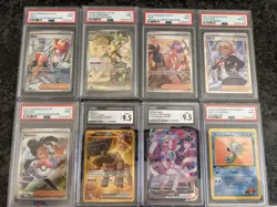 8 CARD Graded Pokemon Lot - Mela Misty's Horsea 1st Edition SIR FULL ART + More! - Image 5