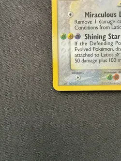 Pokemon Latios Star Holo Rare EX Deoxys 106/107 80 HP Dragon Card 2005 LP/NM - Image 4