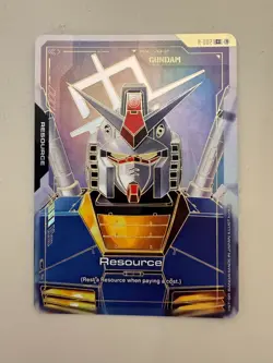 Gundam Card Game R-002 C++ Resource (English) RX-78 TCG Rare Foil Newtype Rising - Image 1