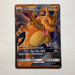Pokemon TCG Card Charizard GX SM211 Sun & Moon Holo Black Star Promo NM - Image 1