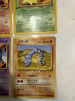 Pokemon Neo Genesis Basic Pokemon - Cyndaquil, Chikorita, Abra, Onix - 4 cards - Image 4
