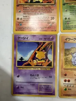 Pokemon Neo Genesis Basic Pokemon - Cyndaquil, Chikorita, Abra, Onix - 4 cards - Image 5