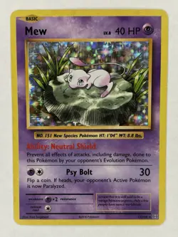 Mew 53/108 Holo Rare XY Series: Evolutions 2016 Pokemon Card TCG Lightly Played - Image 1