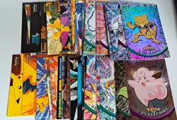 Vintage Topps Pokemon Card Lot TV Animation Edition Cards - Image 1