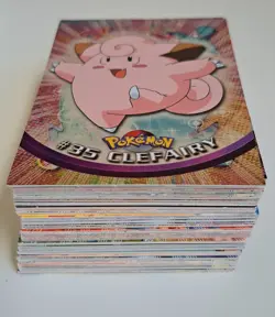 Vintage Topps Pokemon Card Lot TV Animation Edition Cards - Image 2