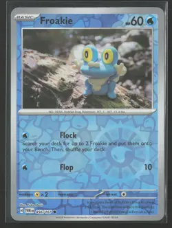 Froakie Common SV06: Twilight Masquerade 056/167 NM Pokemon Card Reverse Holo - Image 1