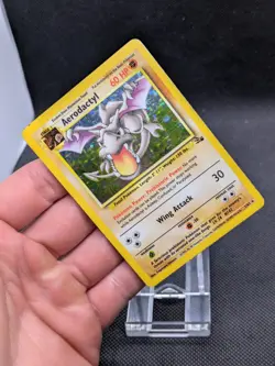 Aerodactyl 1/62 Holo Fossil Set Pokemon Card WOTC Played - Image 2