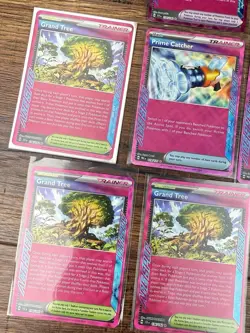 Pokemon Card Lot Of 12 ACE SPEC Scarlet And Violet TCG Trainer Grand Tree - Image 3