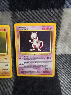 Lot Of 5 Vintage Unlimited Base Set Holo Pokemon Cards LP-MP - Image 2