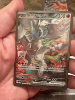 Pokemon TCG Reshiram EX White Flare Card 166/086 - Image 1