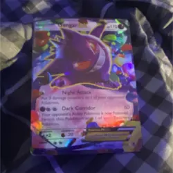 Pokemon Gengar EX Full Art Holo Card 170 HP Ultra Rare Psychic TCG - Image 1