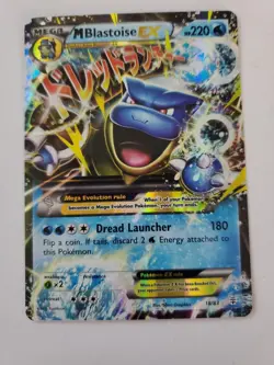 Pokemon M Blastoise EX 18/83 Generations Ultra Rare Full Art Holo Pokemon Card - Image 1