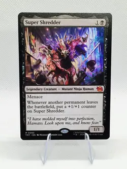 Super Shredder #83 Regular Mythic Nm Teenage Mutant Ninja Turtles Mtg Wizards - Image 1