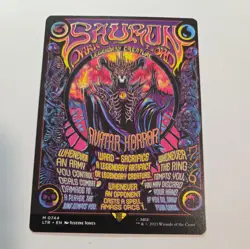 LOTR Magic the Gathering Sauron Dark Lord Poster Special Edition Non-Foil - Image 1