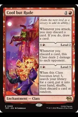 Cool but Rude (Foil) 0089 (R) MTG Teenage Mutant Ninja Turtles (TMT) - Image 1