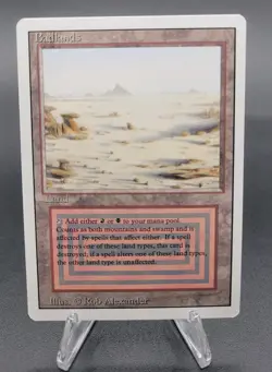 MTG Badlands Revised Edition Dual Land - NM - Clean! - Image 1