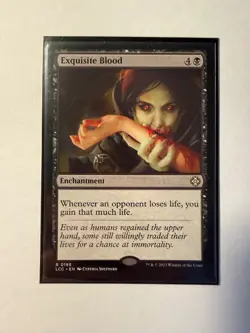 MTG - Exquisite Blood - Lost Caverns of Ixalan Commander - Image 1