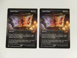 MTG Magic The Gathering 2X Grim Tutor Alternate Art Core Set 2021 Regular MINT! - Image 1