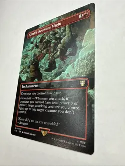 Gimli's Reckless Might (Borderless) Commander: the Lord of the Rings: Regular - Image 3