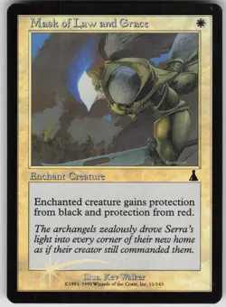 Magic the Gathering TCG Mask of Law and Grace C Urza's Destiny 11 - Image 1