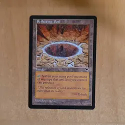 Wizards Reflecting Pool Land Tempest Rare Regular 1997 Adam Rex - Image 1