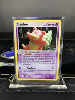 Pokemon Card Ex FireRed LeafGreen Slowbro 2004 Non Reverse Holo DMG - Image 1