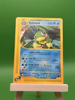 Politoed 25/144 Skyridge Non Holo WOTC Pokemon HP - Image 1