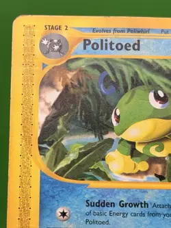 Politoed 25/144 Skyridge Non Holo WOTC Pokemon HP - Image 3